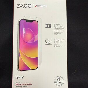 ZAGG InvisibleShield Glass Elite Screen Protector Apple iPhone 14/13/ 13 Pro NEW